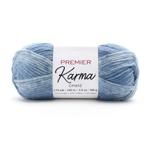 3 Pack - Premier Yarns Karma-Allure Blue - 5A0039FD-1H8NT - 840166871980