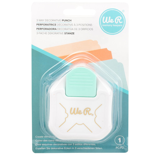 3 Pack - We R 3-Way Corner Punch-Decorative - 60000547 - 633356632795