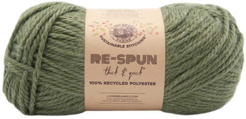 3 Pack - Lion Brand Re-Spun Thick & Quick Yarn-Evergreen - 843-174 - 023032078960