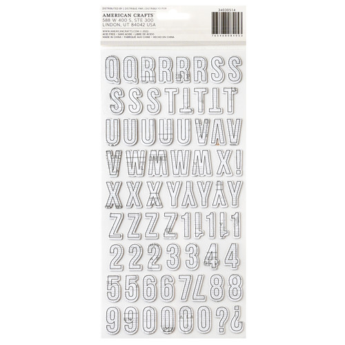 3 Pack - Vicki Boutin Mixed Media Thickers Stickers 142/Pkg-Alpha - VB030514 3 Pack - Vicki Boutin Mixed Media Thickers Stickers 142/Pkg-Alpha - VB030514
