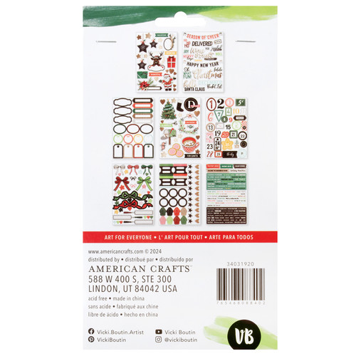 3 Pack - Vicki Boutin Wrapped In Ribbons Sticker Book-8 Sheets - 5A00278Y-1G9JN