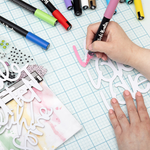 3 Pack - Vicki Boutin Mixed Media Chipboard Titles-6/Pkg - VB031496 3 Pack - Vicki Boutin Mixed Media Chipboard Titles-6/Pkg - VB031496