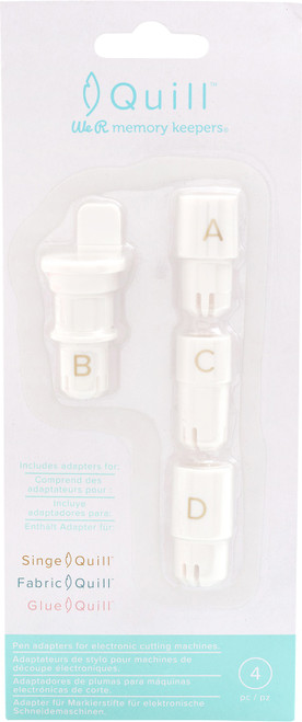 3 Pack - We R Quill Pen Adapters-4/Pkg - WR661159 - 633356611592