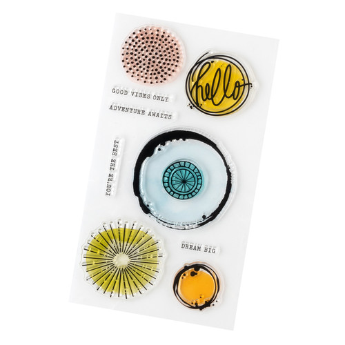 3 Pack - Vicki Boutin Mixed Media Acrylic Stamps-Circles - VB030505