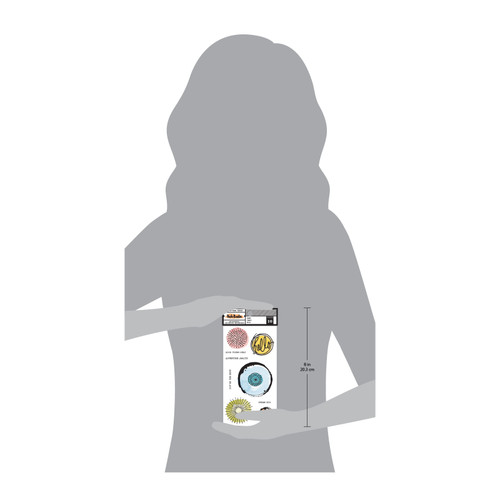 3 Pack - Vicki Boutin Mixed Media Acrylic Stamps-Circles - VB030505 3 Pack - Vicki Boutin Mixed Media Acrylic Stamps-Circles - VB030505