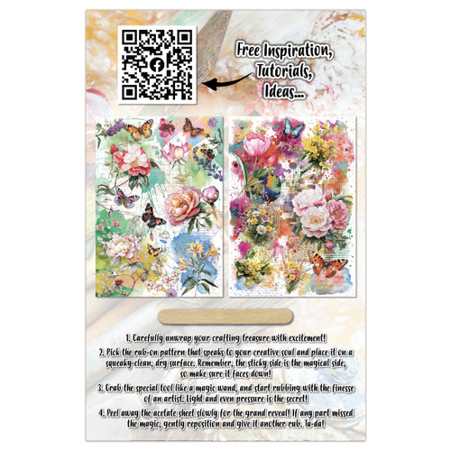 3 Pack - AALL And Create A5 Rub-Ons-Bloomscape - 5A0039J0-1H8R1