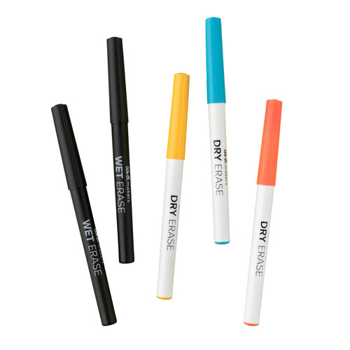 6 Pack - We R Combo Wet & Dry Erase Markers 5/Pkg-Assorted - 60000608 6 Pack - We R Combo Wet & Dry Erase Markers 5/Pkg-Assorted - 60000608