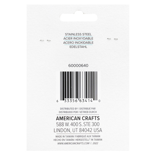 3 Pack - We R Jewelry Press Stainless Steel Charms 3/Pkg-Circle - WRJCHARM-640 3 Pack - We R Jewelry Press Stainless Steel Charms 3/Pkg-Circle - WRJCHARM-640