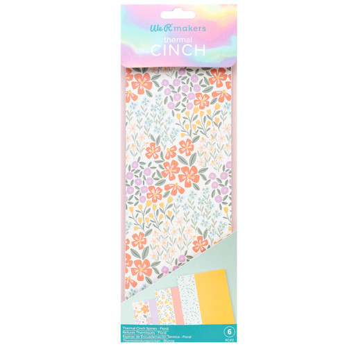 2 Pack - We R Thermal Cinch Binding Spine 6/Pkg-Floral - 60000865 - 718813147866