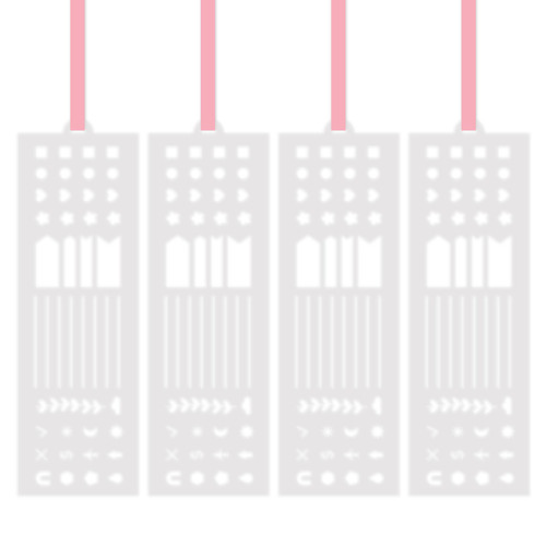 3 Pack - We R Thermal Cinch Bookmarks 6/Pkg-Stencils - 60000875