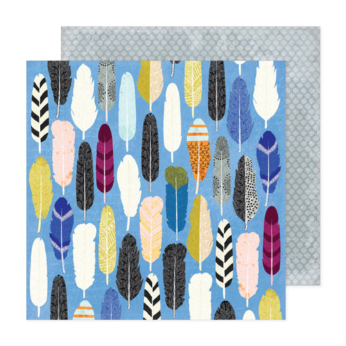 25 Pack - Vicki Boutin Discover + Create Double-Sided Cardstock 12X12"-Plumage - VBDC12-22135 - 765468045702