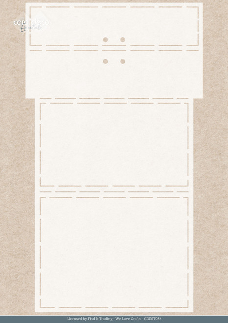 Find It Trading Card Deco Essentials Stencil-Golden Present A4, Golden Whisper - 5A003CKS-1H8W3 - 8718715154100