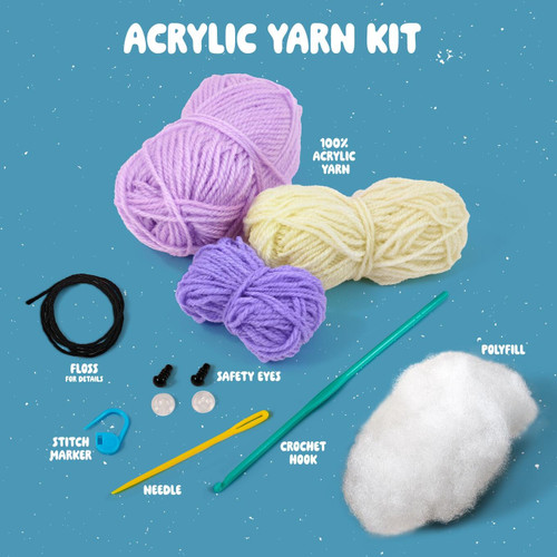 3 Pack - Bucilla Amigurumi Kit-5" - Boba Tea - 5A002CT8-1GGB0