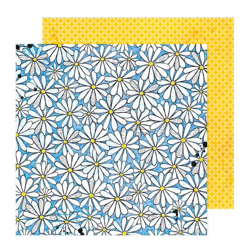 25 Pack - Vicki Boutin Bold And Bright Double-Sided Cardstock 12"X12"-Picking Daisies - 5A0026K4-1G91B - 765468077505