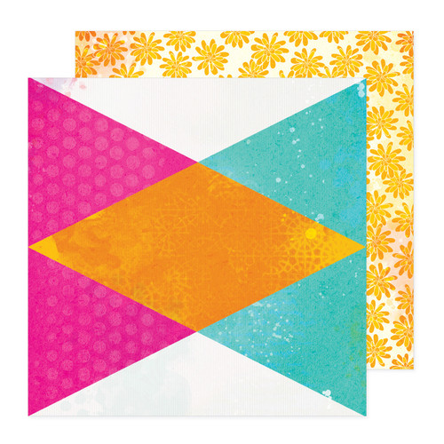 25 Pack - Vicki Boutin Bold And Bright Double-Sided Cardstock 12"X12"-Great Day - 5A0026K4-1G91T - 765468077543