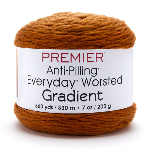 Premier Anti-Pilling Everyday Worsted Gradient Yarn-Mustard Tones - 5A002WML-1H8WT - 840166859421