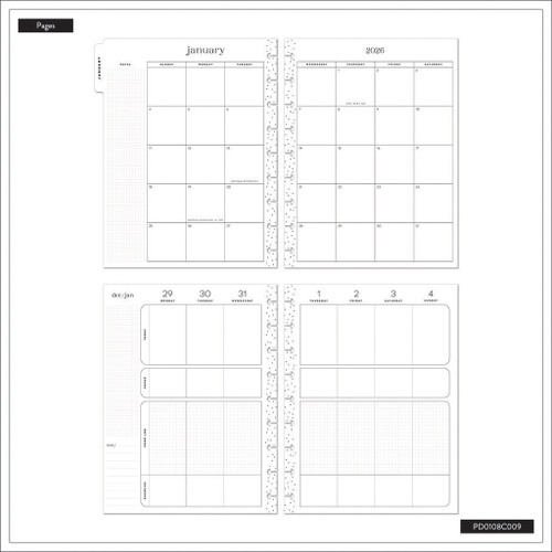 Happy Planner Classic 12 Month Disc Bound Dated Planner-Fitness Icons - 5A0036W0-1H81N Happy Planner Classic 12 Month Disc Bound Dated Planner-Fitness Icons - 5A0036W0-1H81N