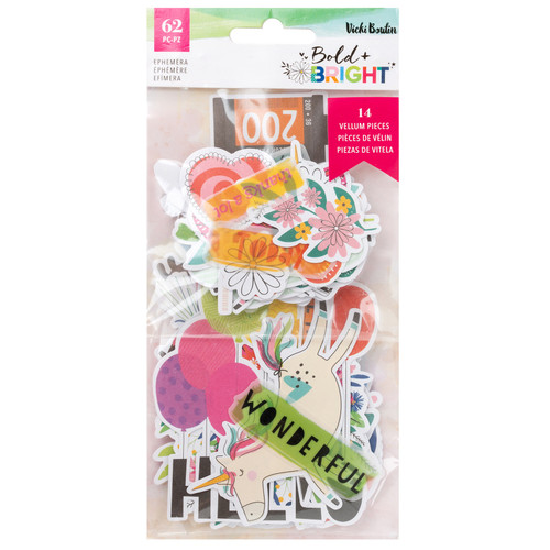 3 Pack - Vicki Boutin Bold And Bright Ephemera-Icons - 5A0026K8-1G92J - 765468077789