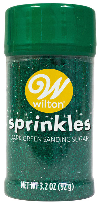 6 Pack - Wilton Sugar Sprinkles 3.25oz-Dark Green - 5A0020KK-1G37H - 070896140920