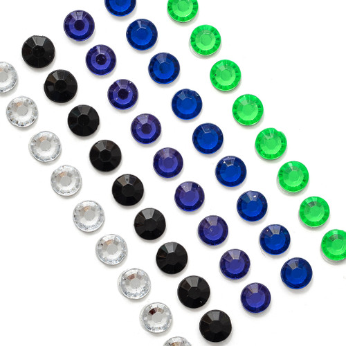 3 Pack - We R Gem Stickers 45/Pkg-Dark Assortment - 600329