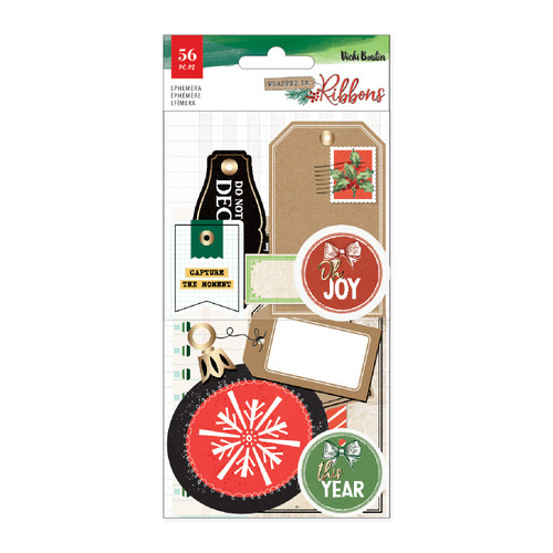 3 Pack - Vicki Boutin Wrapped In Ribbons Ephemera-Journaling - 5A00278S-1G9HJ - 765468088457