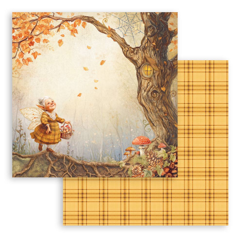 Stamperia Scrapbooking Pad 8"X8" 10/Pkg-Whispering Woods - 5A003768-1H86D