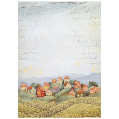 Stamperia Rice Paper Backgrounds A6 8/Pkg -Whispering Woods - 5A003759-1H85B Stamperia Rice Paper Backgrounds A6 8/Pkg -Whispering Woods - 5A003759-1H85B