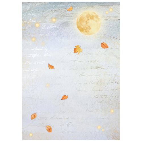 Stamperia Rice Paper Backgrounds A6 8/Pkg -Whispering Woods - 5A003759-1H85B Stamperia Rice Paper Backgrounds A6 8/Pkg -Whispering Woods - 5A003759-1H85B