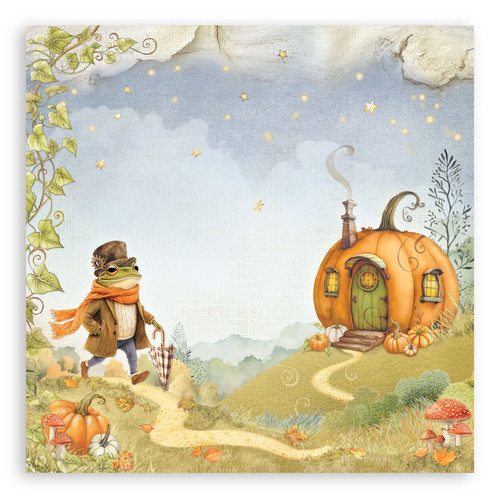 Stamperia Single-Sided Paper Pad 12"x12" 22/Pkg-Whispering Woods - 5A003761-1H85T