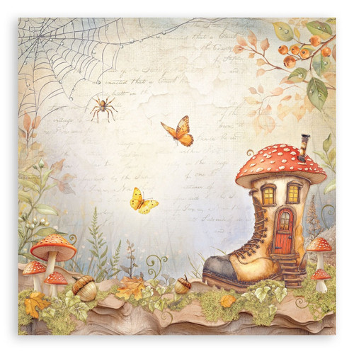 Stamperia Single-Sided Paper Pad 12"x12" 22/Pkg-Whispering Woods - 5A003761-1H85T