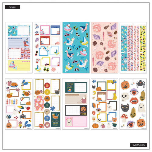 Happy Planner Big 30 Sheet Sticker Value Pack-Seasonal Year Classic - 5A0036W9-1H80B Happy Planner Big 30 Sheet Sticker Value Pack-Seasonal Year Classic - 5A0036W9-1H80B