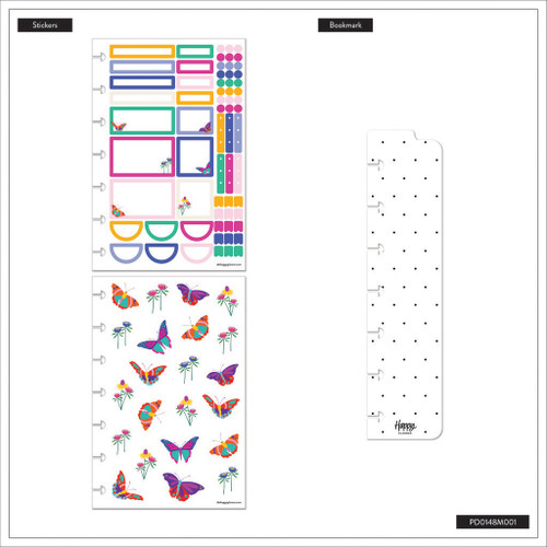 Happy Planner Skinny Mini 12 Month Disc Bound Dated Planner-INTL Flower Burst - 5A0036XF-1H80G Happy Planner Skinny Mini 12 Month Disc Bound Dated Planner-INTL Flower Burst - 5A0036XF-1H80G