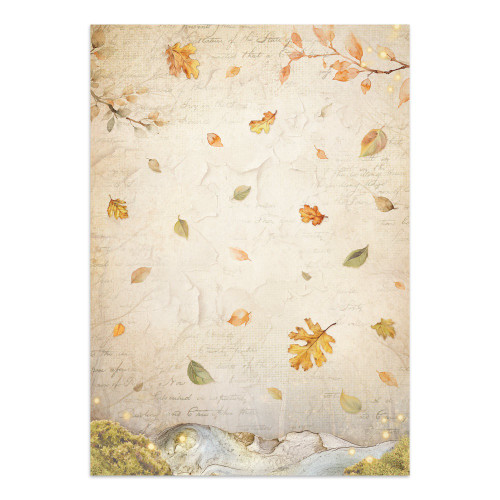Stamperia Junk Journal Stickers, Cut-Outs, Backgrounds-Whispering Woods - 5A00374Y-1H85S