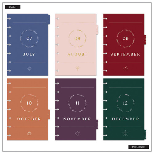 Happy Planner Skinny Mini 12 Month Disc Bound Dated Planner-INTL Autumn Hues; Jan '26 - Dec '26 - 5A0036XF-1H80K Happy Planner Skinny Mini 12 Month Disc Bound Dated Planner-INTL Autumn Hues; Jan '26 - Dec '26 - 5A0036XF-1H80K