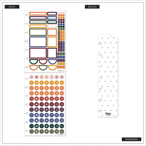 Happy Planner Skinny Mini 12 Month Disc Bound Dated Planner-INTL Autumn Hues; Jan '26 - Dec '26 - 5A0036XF-1H80K Happy Planner Skinny Mini 12 Month Disc Bound Dated Planner-INTL Autumn Hues; Jan '26 - Dec '26 - 5A0036XF-1H80K