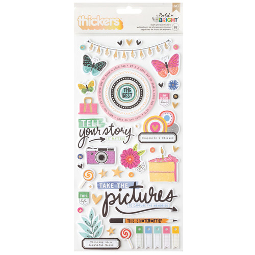 3 Pack - Vicki Boutin Bold And Bright Thickers-Phrases - A50026K1-G1915 - 765468077727