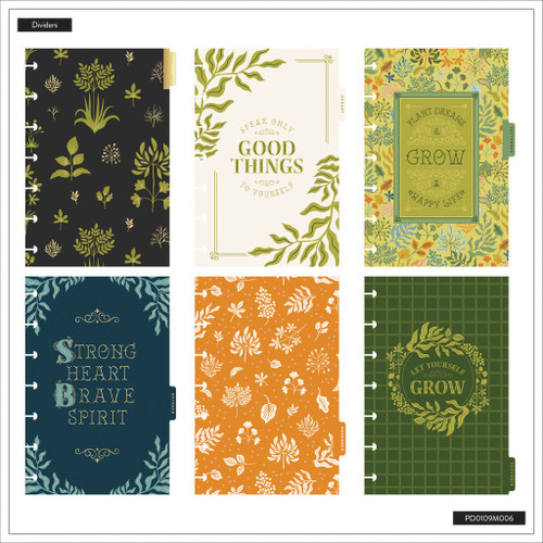 Happy Planner Mini 12 Month Disc Bound Dated Planner-Herbarium - 5A0036WK-1H80Q Happy Planner Mini 12 Month Disc Bound Dated Planner-Herbarium - 5A0036WK-1H80Q