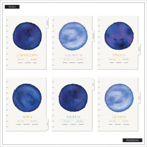 Happy Planner Chenille 12 Month Disc Bound Dated Planner-Star Signs Embriodery Classic - 5A0036VD-1H80W Happy Planner Chenille 12 Month Disc Bound Dated Planner-Star Signs Embriodery Classic - 5A0036VD-1H80W