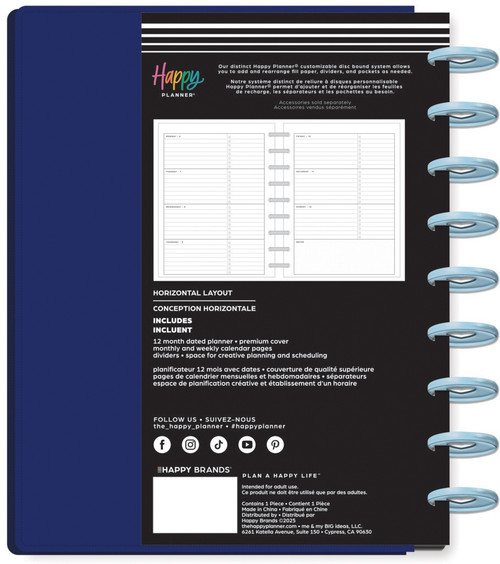 Happy Planner Chenille 12 Month Disc Bound Dated Planner-Star Signs Embriodery Classic - 5A0036VD-1H80W Happy Planner Chenille 12 Month Disc Bound Dated Planner-Star Signs Embriodery Classic - 5A0036VD-1H80W
