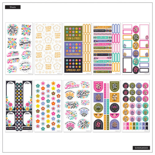 Happy Planner Big 30 Sheet Sticker Value Pack-Florescent Classic - 5A0036W9-1H80Y Happy Planner Big 30 Sheet Sticker Value Pack-Florescent Classic - 5A0036W9-1H80Y