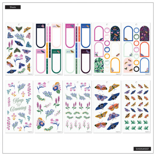 Happy Planner Big 30 Sheet Sticker Value Pack-Butterfly Botanics Classic - 5A0036W9-1H818 Happy Planner Big 30 Sheet Sticker Value Pack-Butterfly Botanics Classic - 5A0036W9-1H818