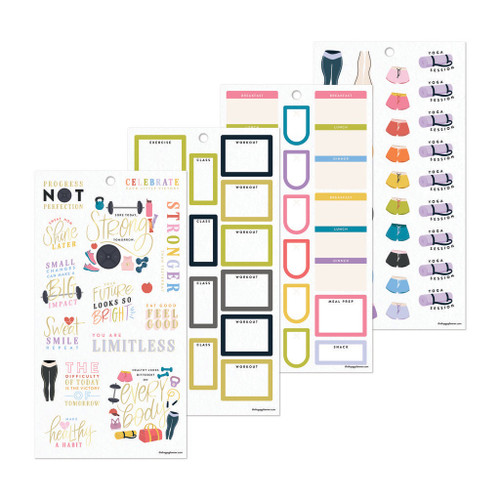 Happy Planner Big 30 Sheet Sticker Value Pack-Fitness Icons Classic - 5A0036W9-1H81C