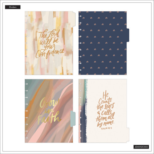 Happy Planner Disc Bound Guided Journal-Watercolor Grace Faith - 5A00370N-1H816 Happy Planner Disc Bound Guided Journal-Watercolor Grace Faith - 5A00370N-1H816