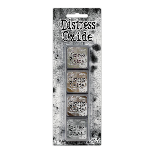 Tim Holtz Distress Mini Oxide Ink Pads 4/Pkg-Kit #12 - 5A0039FP-1H8P3 - 789541091585