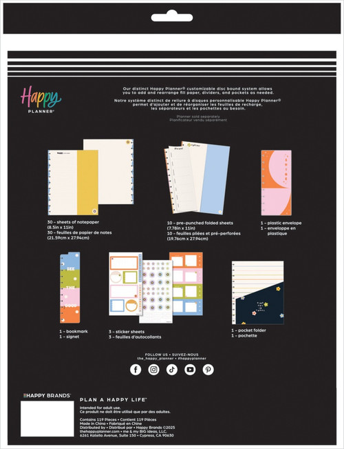 Happy Planner Big Value Accessory Pack-Bright Energy - 5A0036VP-1H810 Happy Planner Big Value Accessory Pack-Bright Energy - 5A0036VP-1H810