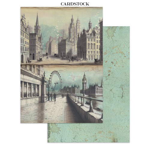 Stamperia Junk journal stickers, cut-outs, backgrounds-Voyages Fantastiques - 5A00374N-1H86X Stamperia Junk journal stickers, cut-outs, backgrounds-Voyages Fantastiques - 5A00374N-1H86X