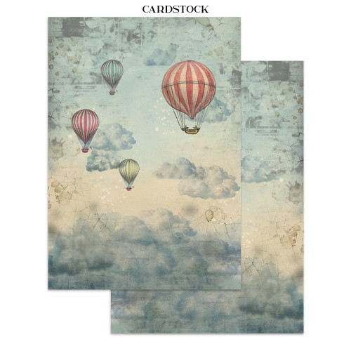 Stamperia Junk journal stickers, cut-outs, backgrounds-Voyages Fantastiques - 5A00374N-1H86X Stamperia Junk journal stickers, cut-outs, backgrounds-Voyages Fantastiques - 5A00374N-1H86X