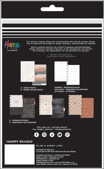 Happy Planner Mini Extension Pack-Modern Charm - 5A0036T8-1H7YN Happy Planner Mini Extension Pack-Modern Charm - 5A0036T8-1H7YN