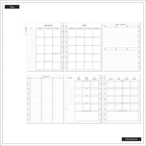 Happy Planner Classic 12 Month Disc Bound Dated Planner-Rustic Roots; Jan '26 - Dec '26 - 5A0036W0-1H7YT