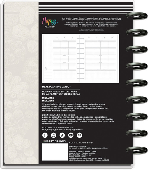 Happy Planner Classic 12 Month Disc Bound Dated Planner-Rustic Roots; Jan '26 - Dec '26 - 5A0036W0-1H7YT